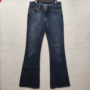 Lucky Brand Dungarees american classic med wash med rise denim jeans size 4 / 27